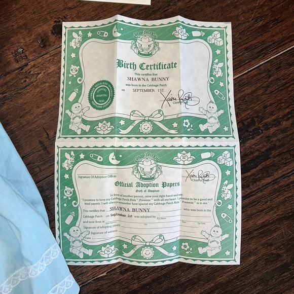 Cabbage Patch Kid Preemie! - black baby girl & original birth certificate - Picture 11 of 13